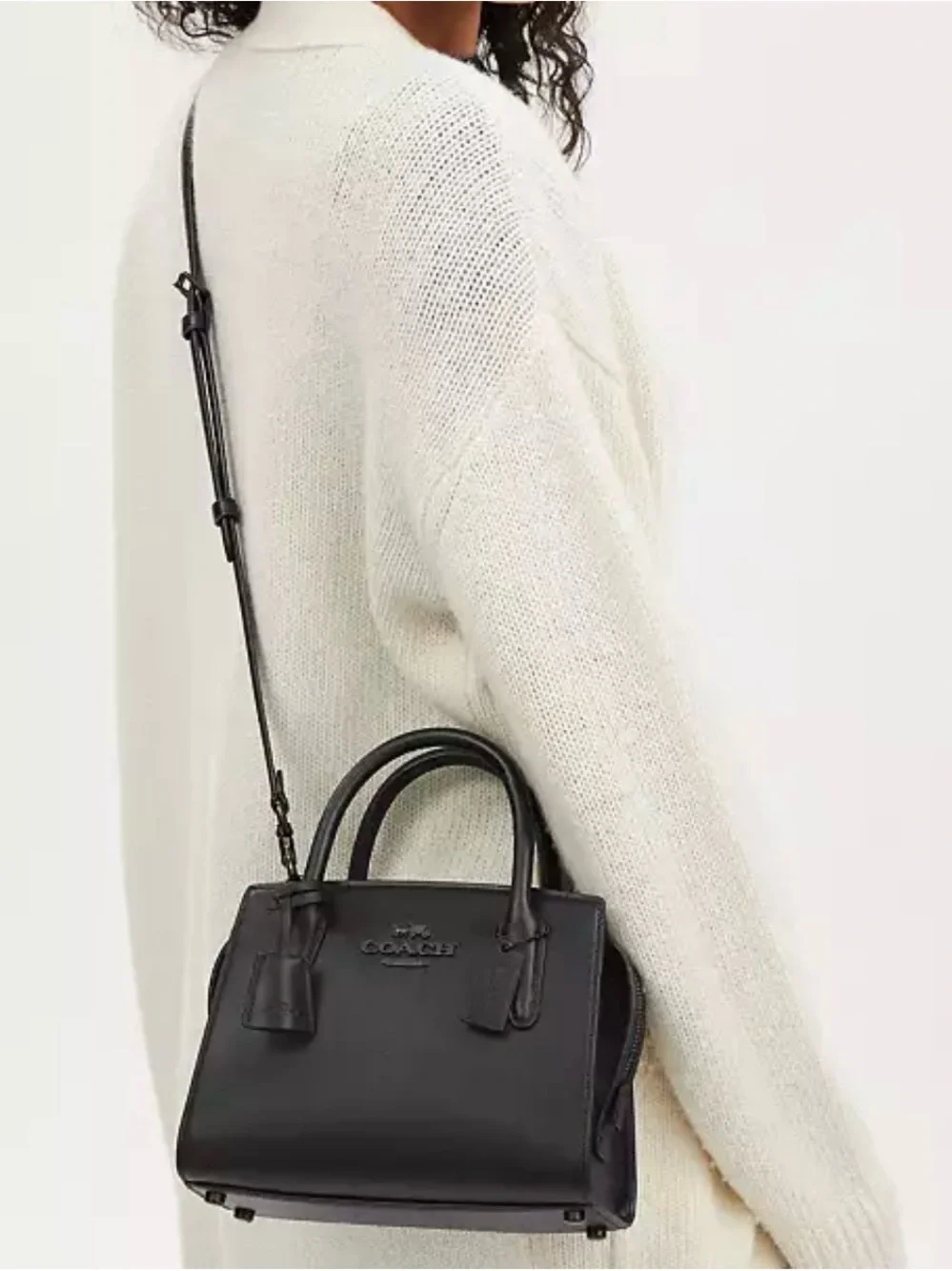 Coach Andrea Carryall Embossed Horse And Carriage EUC